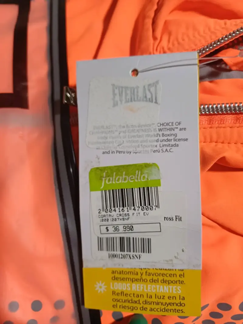 Chaqueta deportiva reflectante Everlast naranja - 2