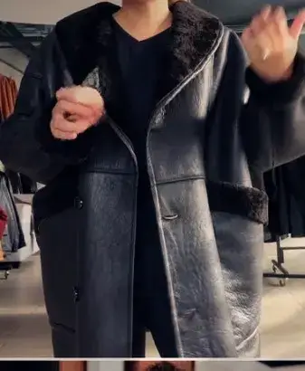 Gamulán  nuevo Oversize  negro Boloma leathers - miniatura 1