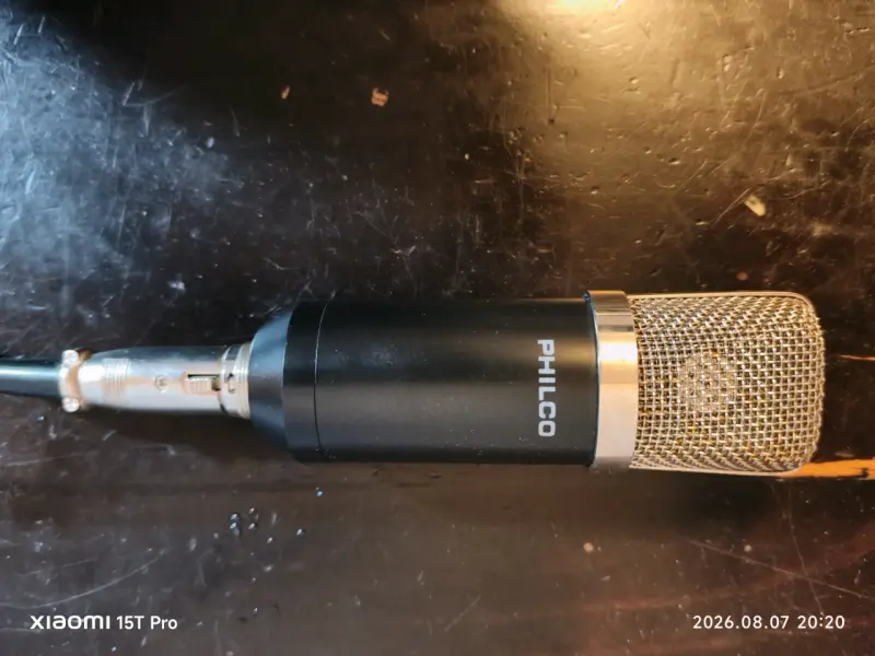 Micrófono de condensador Philco profesional - 2