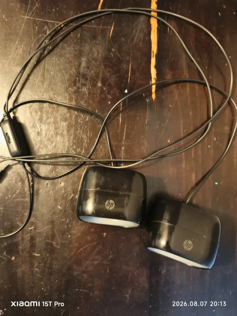 Parlantes HP compactos con cable - 1
