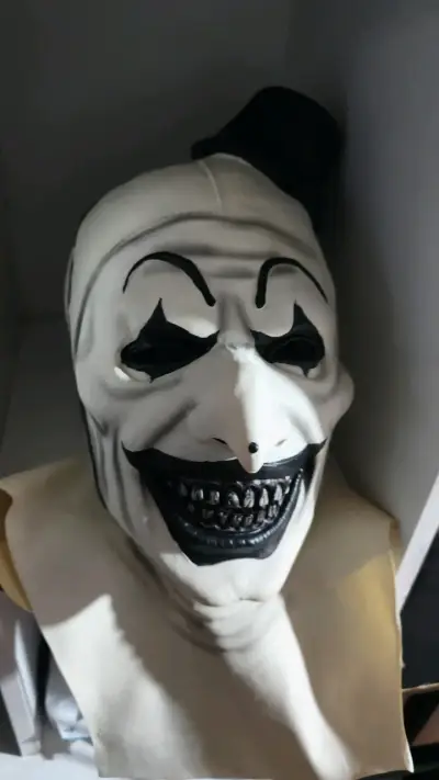 Máscara de payaso terrorífica para Halloween - miniatura 1