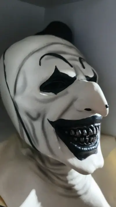 Máscara de payaso terrorífica para Halloween - miniatura 2