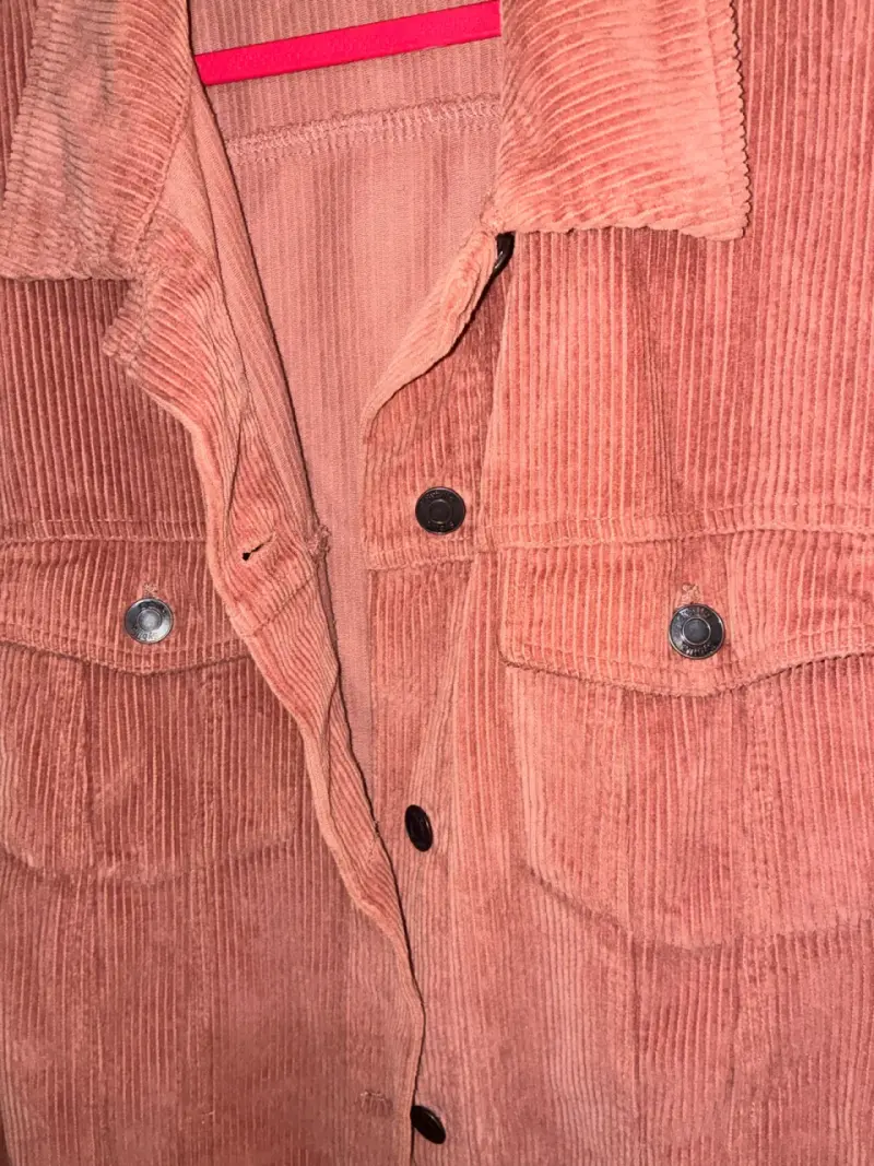 Chaqueta de pana rosa Sybilla XXL - 2