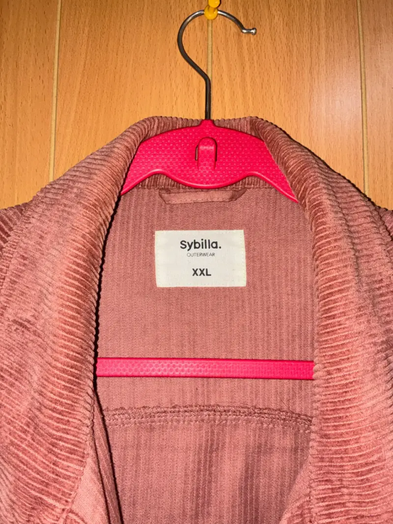 Chaqueta de pana rosa Sybilla XXL - 3