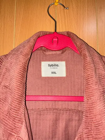 Chaqueta de pana rosa Sybilla XXL - miniatura 3