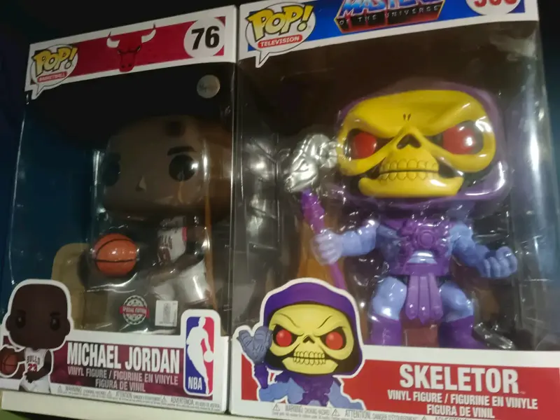 Figuras Funko Pop Michael Jordan y Skeletor