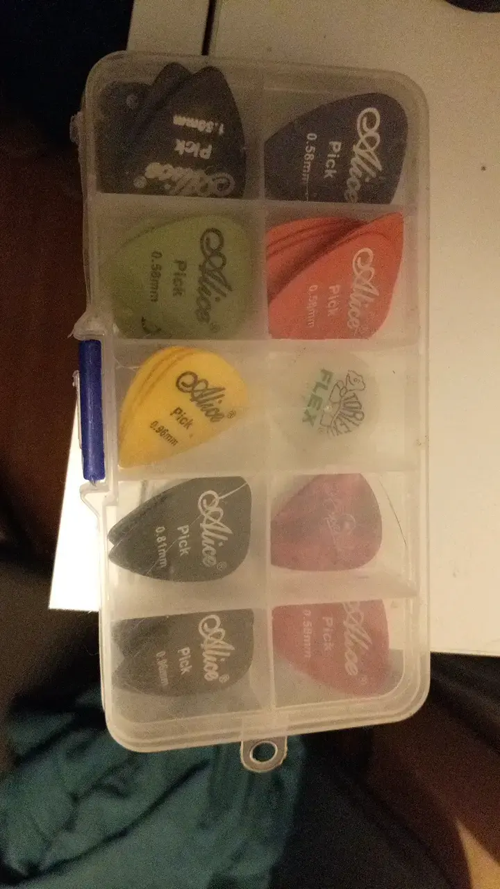 Set de uñetas de guitarra - 1