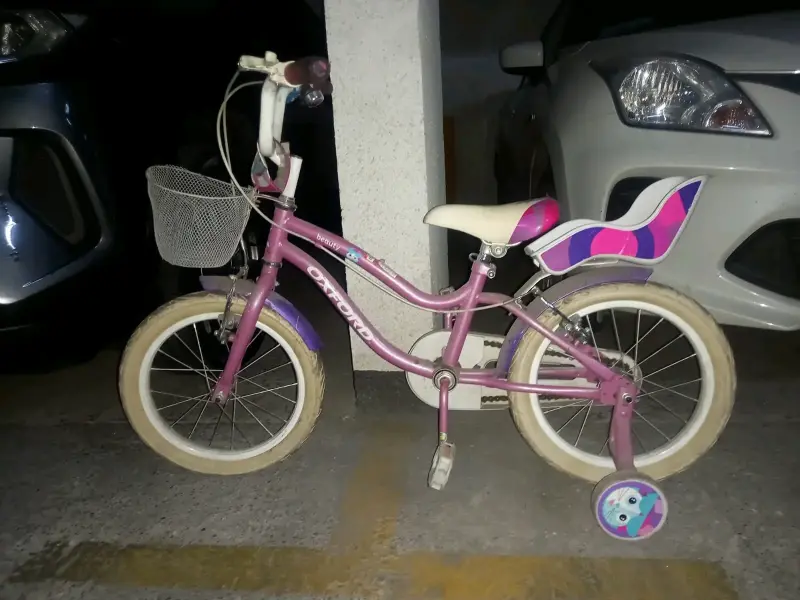 Bicicleta infantil Oxford rosada aro 16