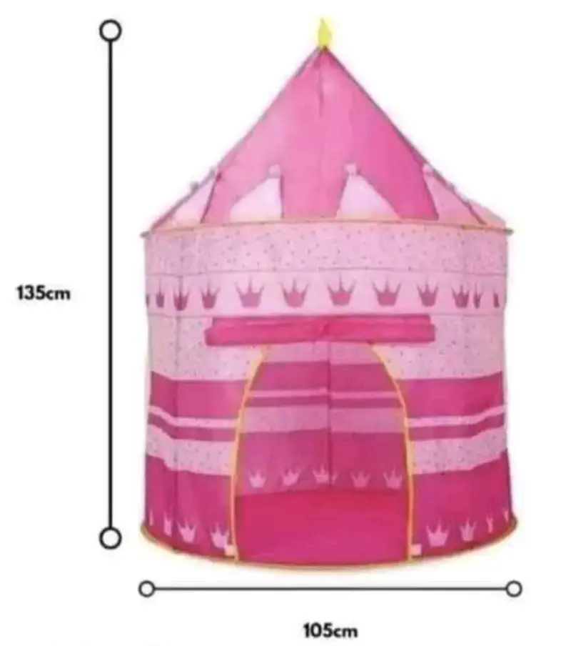 Tienda de campaña infantil temática castillo - 2