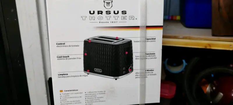 Tostador Ursus Trotter UT-Thrones 2 Panes - 3