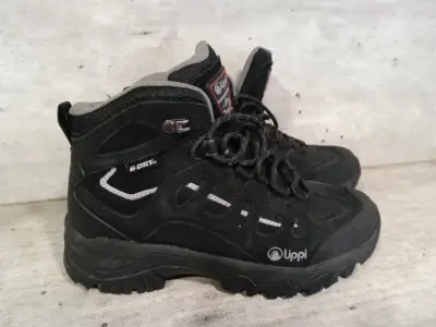 Botas de trekking negras Uppi impermeables - miniatura 1