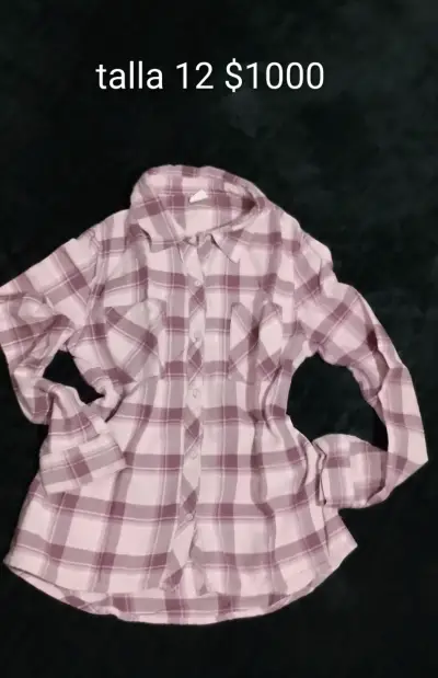 Camisa de mezclilla con detalles talla S - miniatura 2