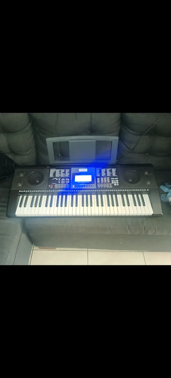 Teclado electrónico con soporte y pantalla LCD - 2