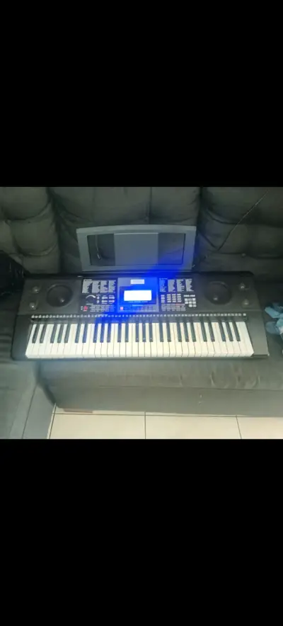 Teclado electrónico con soporte y pantalla LCD - miniatura 2
