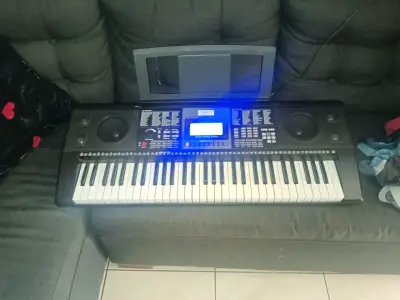Teclado electrónico con soporte y pantalla LCD - miniatura 3