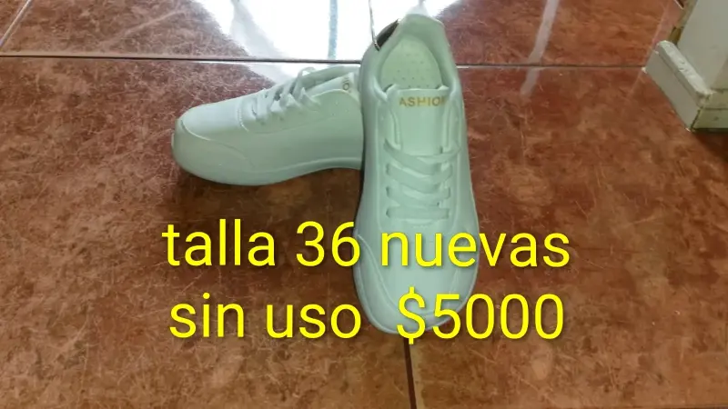Zapatillas blancas talla 36 nuevas - 1