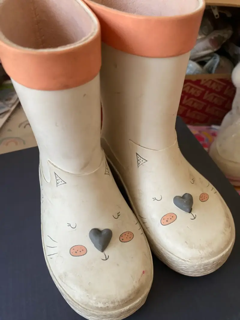 Botas de lluvia infantiles con diseño de gato - 5