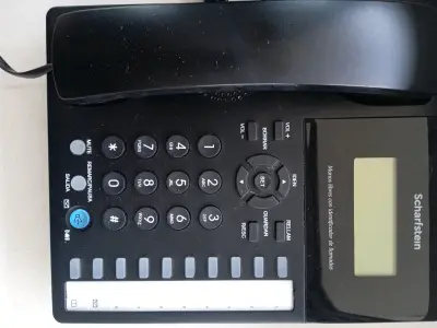 Teléfono fijo Scharfstein con identificador de llamadas - miniatura 1