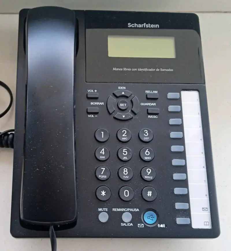 Teléfono fijo Scharfstein con identificador de llamadas - 2
