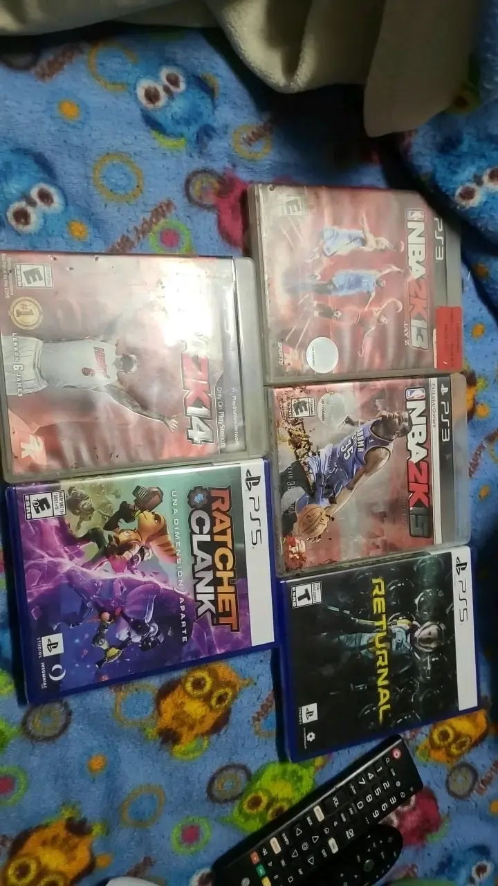 Colección de videojuegos para PS3 y PS5