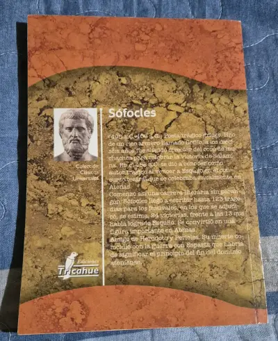 Libro Antígona de Sófocles Ediciones Tricahue - miniatura 2
