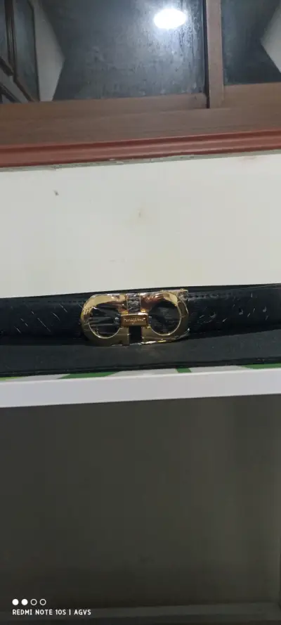 Cinturón Ferragamo Hebilla dorada Monogram - miniatura 1