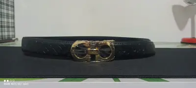 Cinturón Ferragamo Hebilla dorada Monogram - miniatura 2
