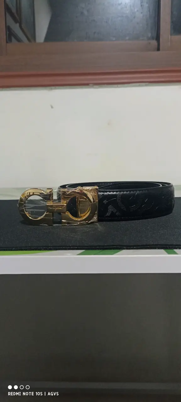 Cinturón Ferragamo Hebilla dorada Monogram - 3