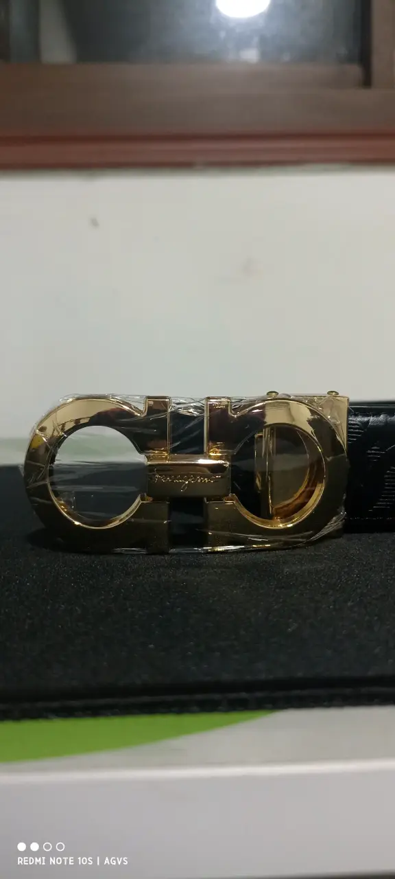 Cinturón Ferragamo Hebilla dorada Monogram - 4