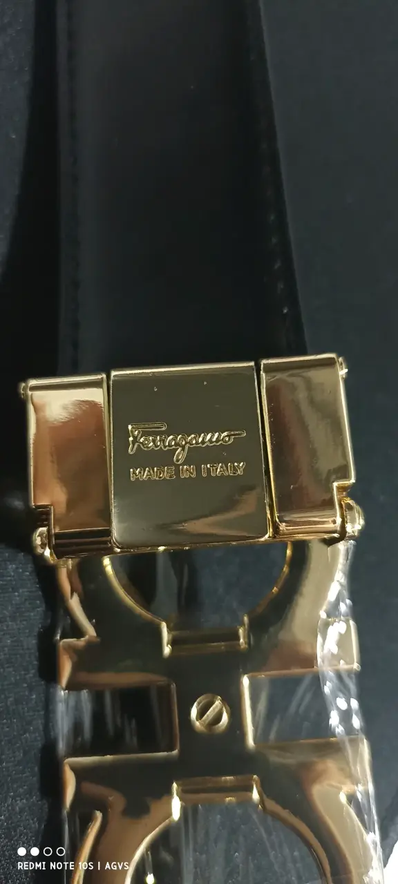 Cinturón Ferragamo Hebilla dorada Monogram - 5