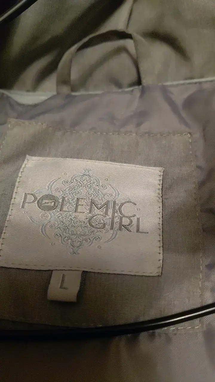Chaqueta acolchada gris Polemic Girl - 3