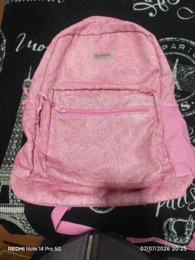 Mochila rosa Xtrem con múltiples bolsillos - miniatura 1