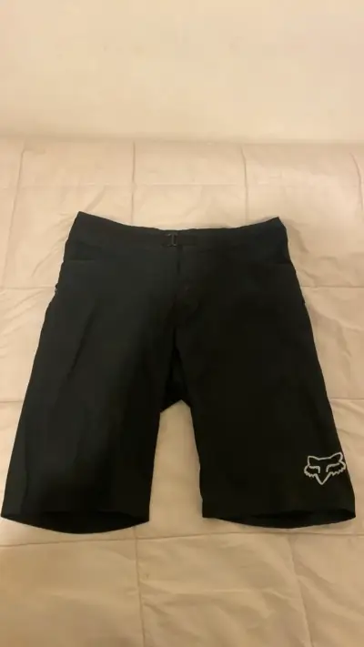 Shorts de ciclismo Fox negros para hombre - miniatura 1