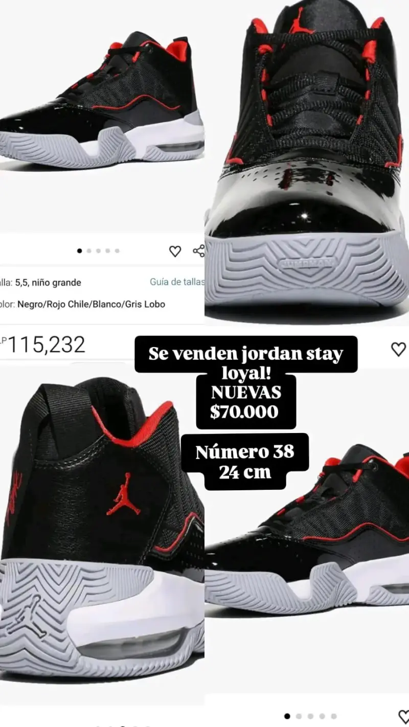 Zapatillas Jordan Stay Loyal Nuevas Talla 38