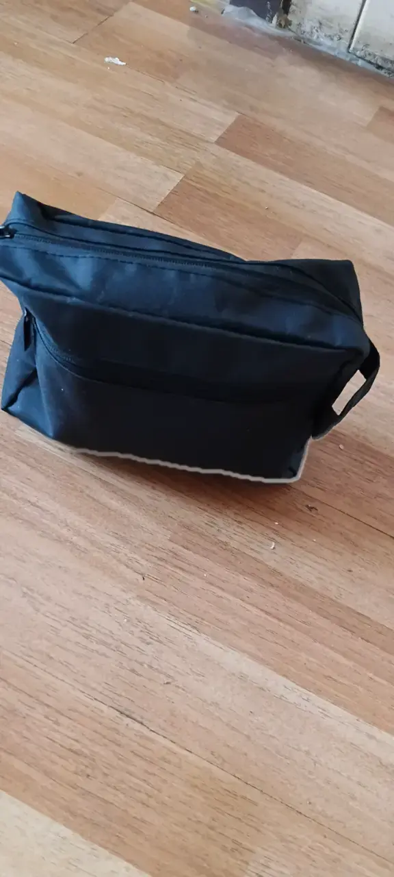 Neceser de viaje negro compacto - 4