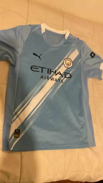 Camiseta Manchester City Puma celeste - miniatura 1