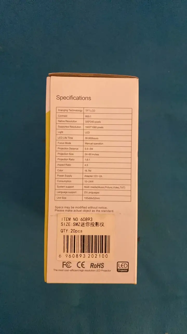 Proyector LED portátil de alta resolución - 3