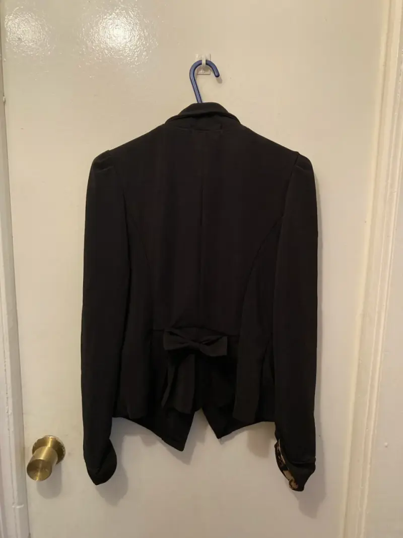 Blazer Negro Formal Nuevo - 5
