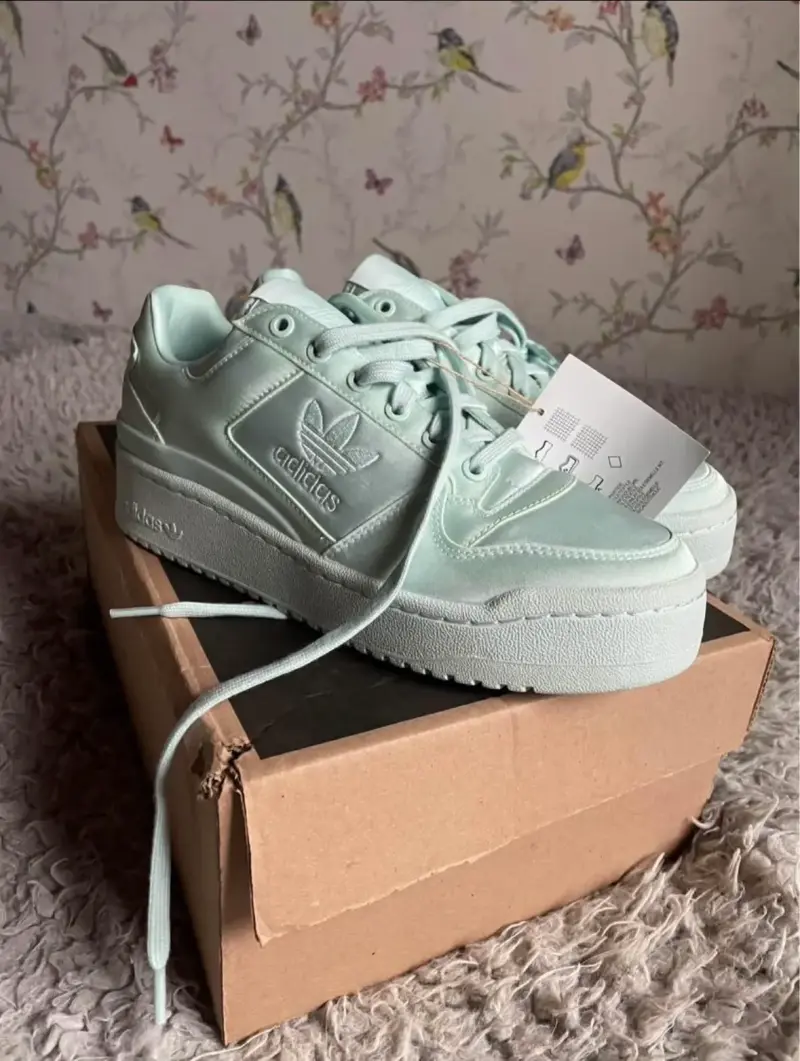 Zapatillas Adidas Forum Bold W Verde Menta - 1
