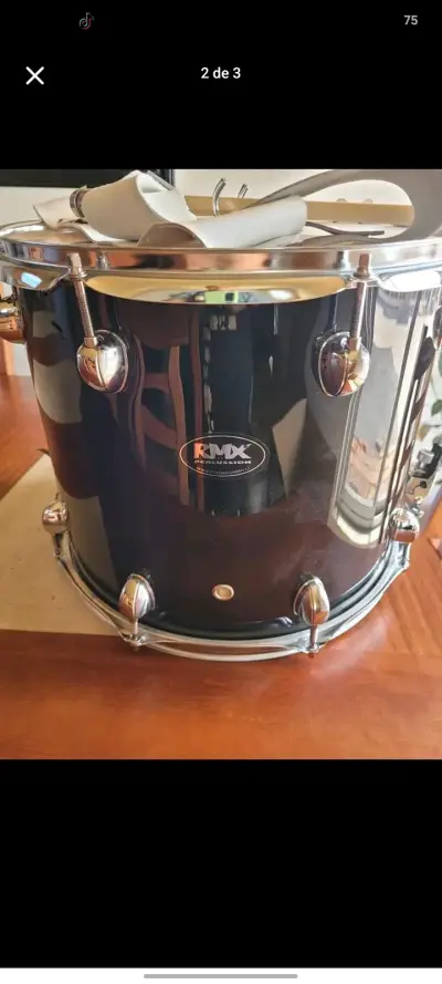 Redoblante RMX Percussion 14x12 con Piernera - miniatura 1