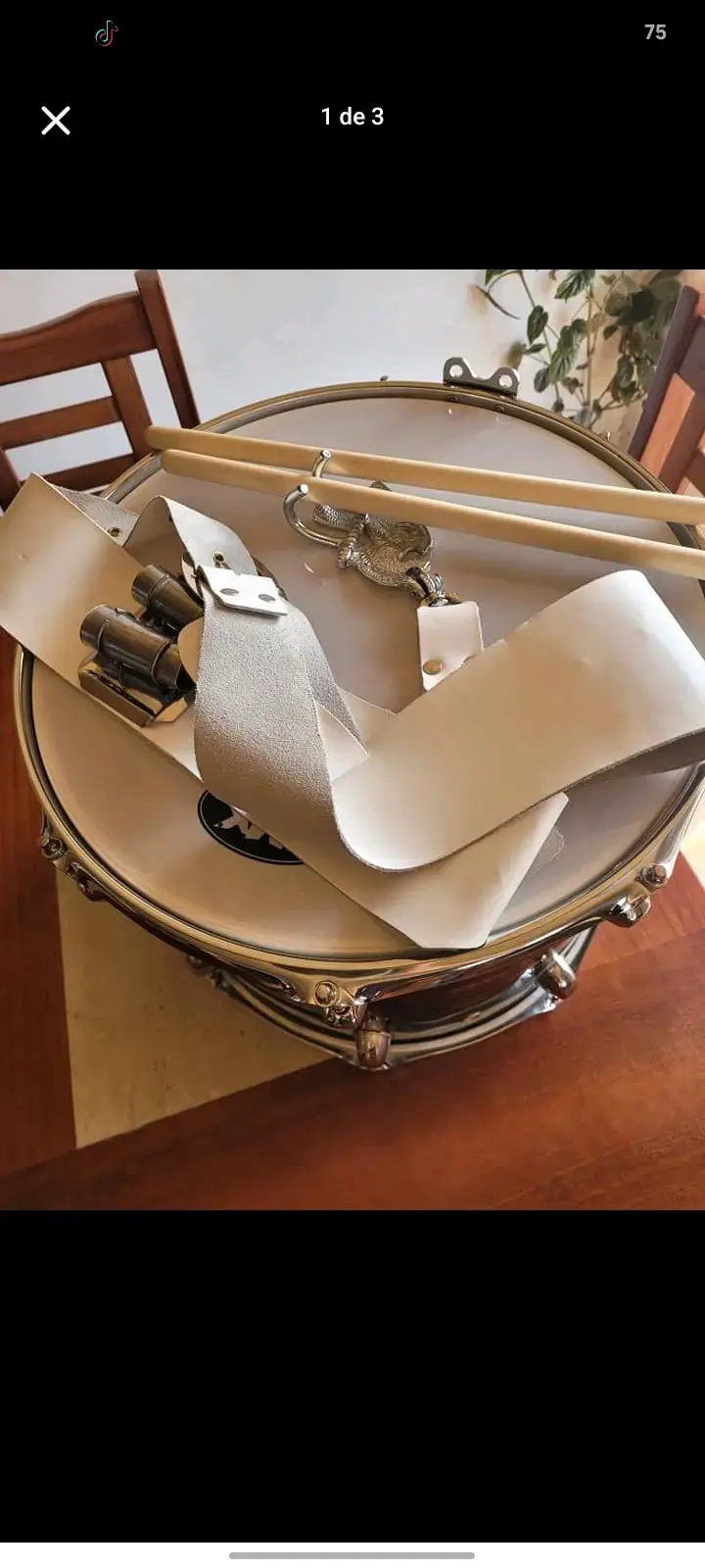 Redoblante RMX Percussion 14x12 con Piernera - 2