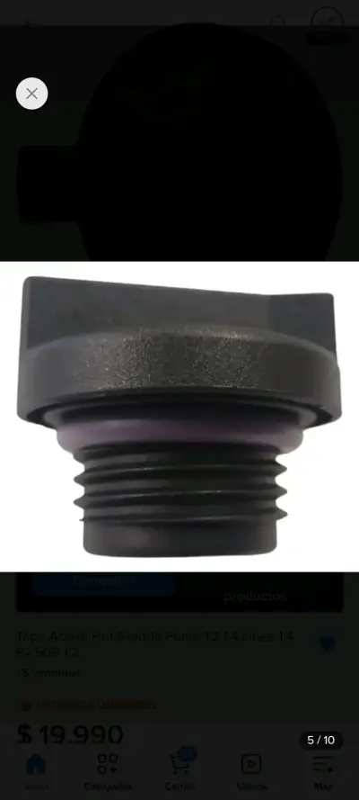 Tapa de Aceite para Fiat Grande Punto 1.2 1.4 - miniatura 2