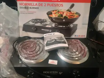 Hornilla eléctrica de 2 puestos Holstein - miniatura 1