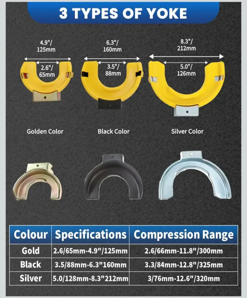 Kit Compresor de Resortes SIXIHANZI para Automóviles - 5