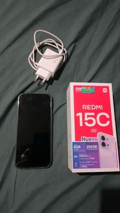 Smartphone Xiaomi Redmi 15C 5G con cargador - miniatura 1