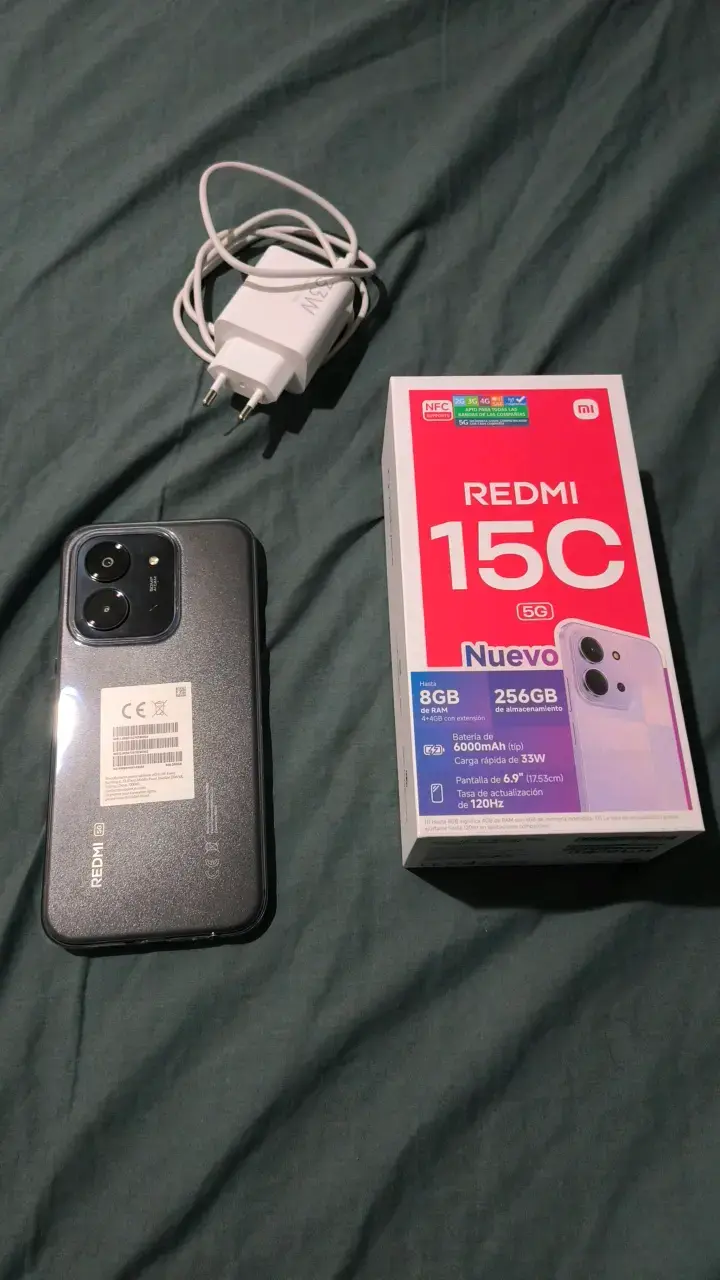 Smartphone Xiaomi Redmi 15C 5G con cargador - 2