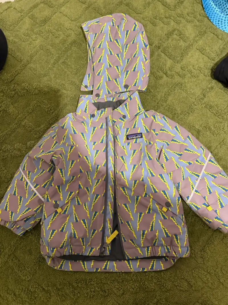 Chaqueta impermeable niños Patagonia con capucha - 2