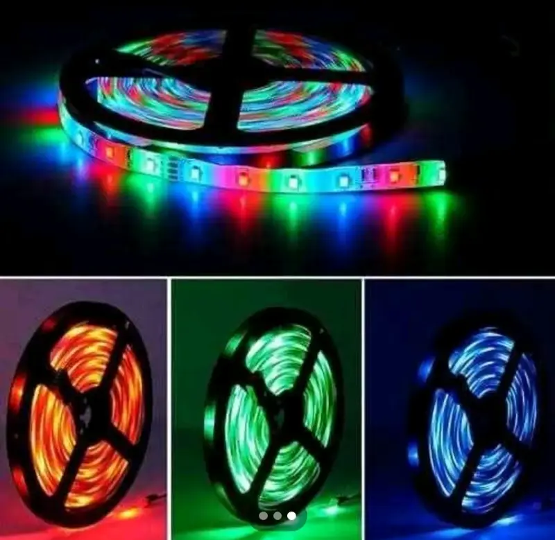 Tira LED RGB 5 metros con control remoto - 3