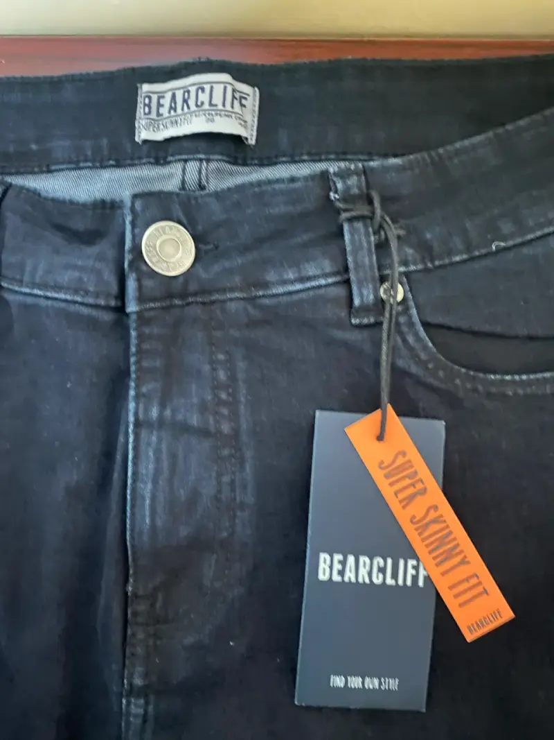 Jeans Bearcliff Negro talla 48 - 2