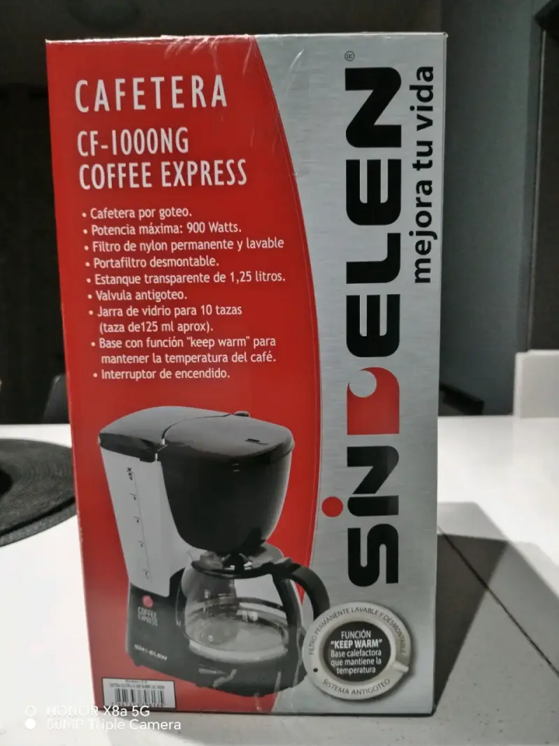 Cafetera Sindelen CF-1000NG con función Keep Warm - 2